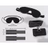 Bad Kitty - set manette e mascherina occhi - nero