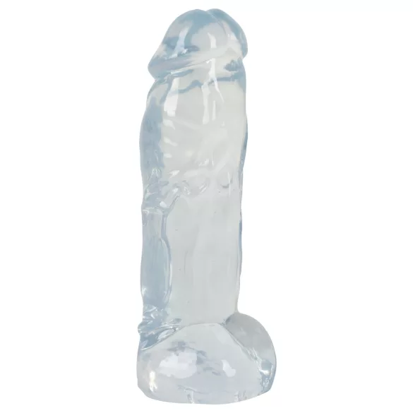 Crystal Clear Big Dong - dildo gigante in gel (21,5 cm)
