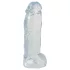 Crystal Clear Big Dong - dildo gigante in gel (21,5 cm)
