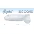 Crystal Clear Big Dong - dildo gigante in gel (21,5 cm)