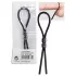 You2Toys - Anello fallico regolabile con perline - silicone nero