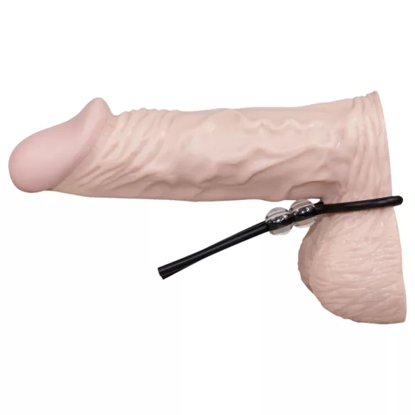 You2Toys - Anello fallico regolabile con perline - silicone nero