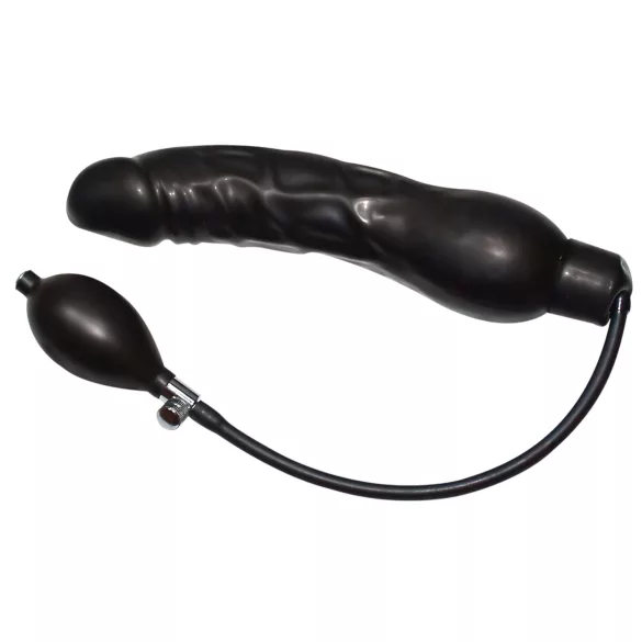 You2Toys - plug anale gonfiabile in lattice - nero grande