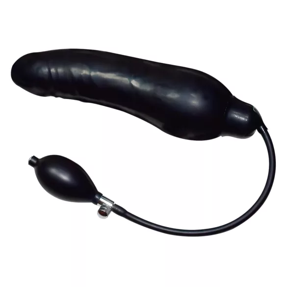 You2Toys - plug anale gonfiabile in lattice - nero grande