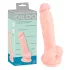 Medical - dildo realistico in silicone medico 18cm - colore naturale