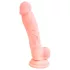 Medical - dildo realistico in silicone medico 18cm - colore naturale
