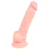 Medical - dildo realistico in silicone medico 18cm - colore naturale