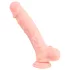 Medical - dildo realistico in silicone medico 24cm - color carne