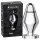 mystim Little John - plug anale elettrostimolazione - grande - argento