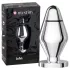 mystim Little John - plug anale elettrostimolazione - grande - argento