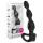 mystim Big Bend-it! - dildo anale elettrostimolatore a sfera - nero