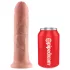 King Cock - dildo strap-on - realistica - colore naturale