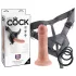 King Cock - dildo strap-on - realistico - colore naturale