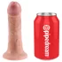 King Cock - dildo strap-on - realistico - colore naturale