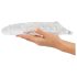 Crystal Skin - estensore pene con rilievi - trasparente