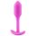 b-vibe - plug anale con peso interno 55g - rosa