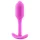 b-Vibe Snug Plug 1 - plug anale con peso interno (55 g, rosa)
