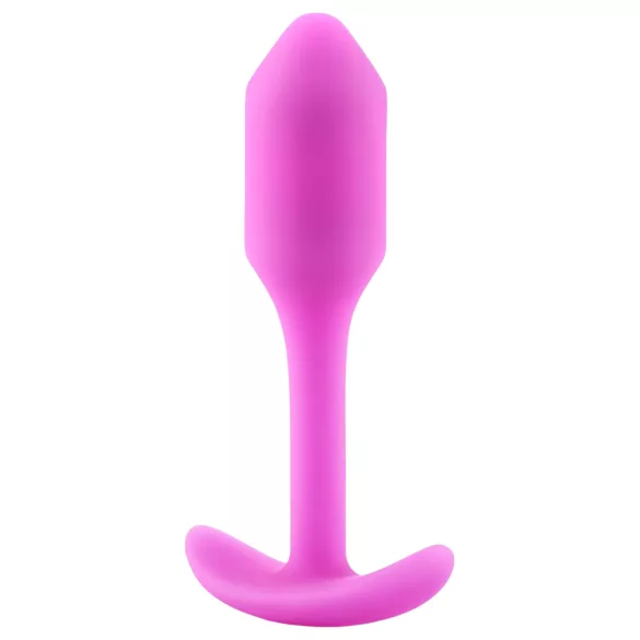 b-Vibe Snug Plug 1 - plug anale con peso interno (55 g, rosa)