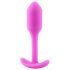 b-vibe - plug anale con peso interno 55g - rosa