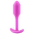 b-Vibe Snug Plug 1 - plug anale con peso interno (55 g, rosa)