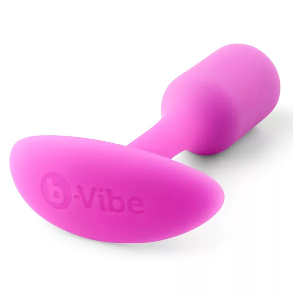 b-Vibe Snug Plug 1 - plug anale con peso interno (55 g, rosa)