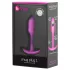 b-Vibe Snug Plug 1 - plug anale con peso interno (55 g, rosa)
