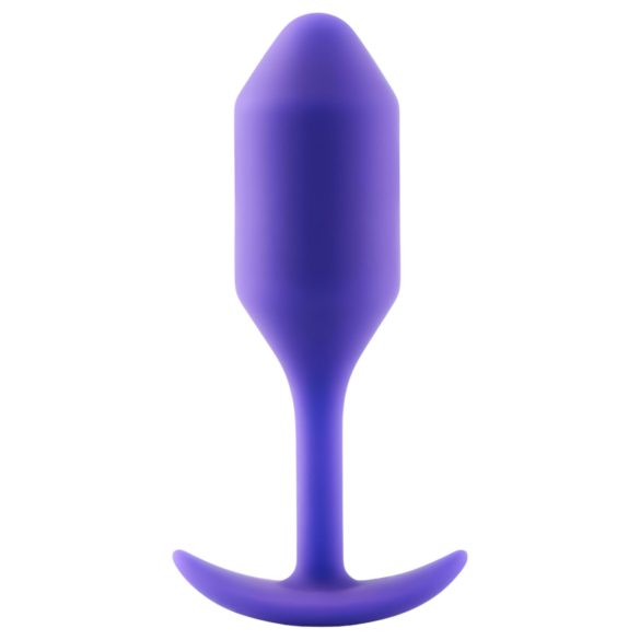 b-vibe - plug anale con doppia sfera - 114g - viola