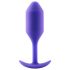b-vibe - plug anale con doppia sfera - 114g - viola