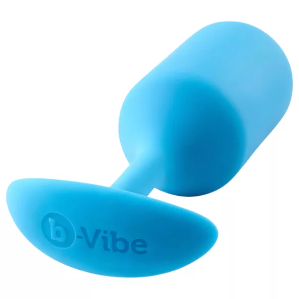 b-vibe - plug anale a doppia sfera 180g - silicone blu