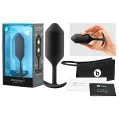 b-vibe - plug anale con doppia sfera - 180g - nero