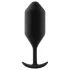 b-vibe - plug anale doppia sfera - 257g - nero