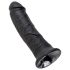 King Cock - dildo realistico - 20 cm - nero