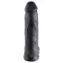 King Cock - dildo realistico grande con testicoli - 30 cm - nero