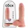 King Cock - dildo realistico con testicoli - 20 cm - colore naturale