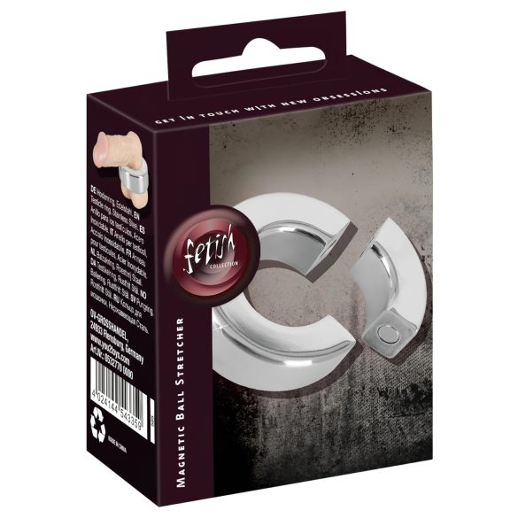 Sextreme - anello fallico magnetico pesante con pesi per testicoli 341g