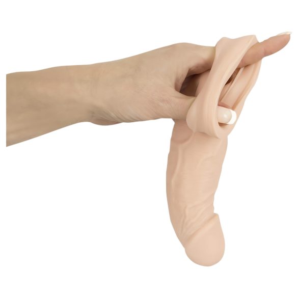 Nature Skin - Estensore fallo con anello - realistico silicone