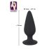 Black Velvets - plug anale pesante 40g - nero