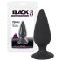 Black Velvets - plug anale pesante 75g - silicone nero