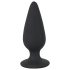 Black Velvets - plug anale pesante 75g - silicone nero
