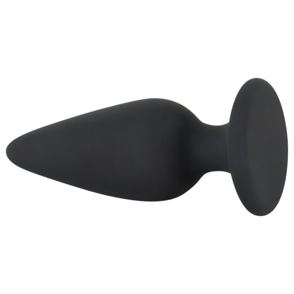 Black Velvets - plug anale pesante 75g - silicone nero