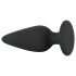 Black Velvets - plug anale pesante 75g - silicone nero