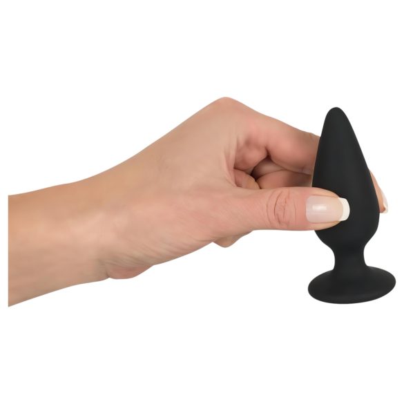 Black Velvets - plug anale pesante 75g - silicone nero