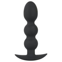 Black Velvets - plug anale con sfera pesante 145g - nero