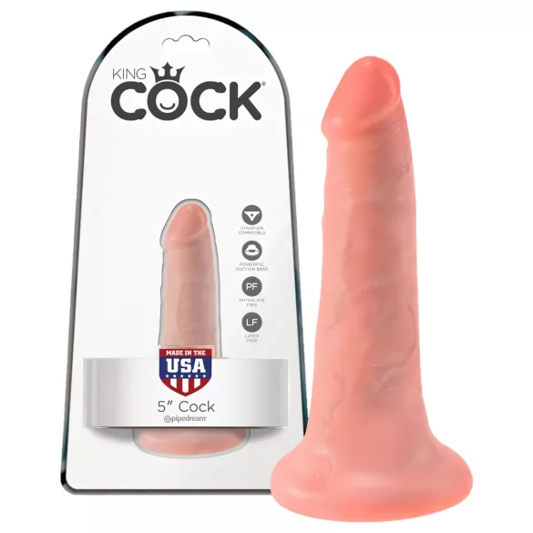 King Cock - dildo realistico 13 cm - colore naturale