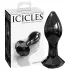 Icicles No. 78 - plug anale vetro a cono nero