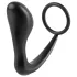 analfantasy - plug anale con anello fallico - silicone nero