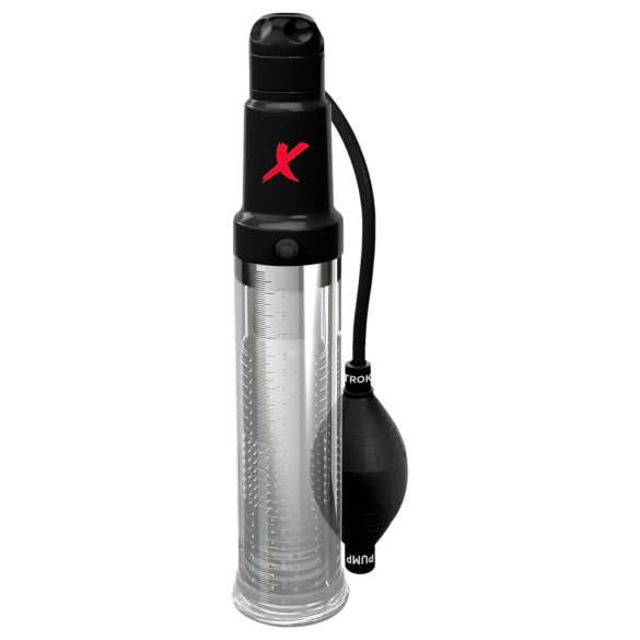 PDX Elite - pompa per pene e masturbatore 2in1 - trasparente