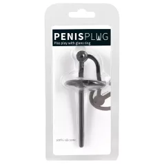   You2Toys - Penisplug - anello in silicone per glande con dilatatore cavo (nero)