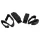 Bad Kitty - set manette cavigliere - nero