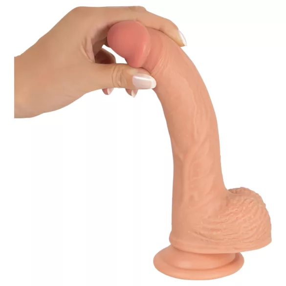 realistixxx - dildo realistico con ventosa (22 cm, color carne)